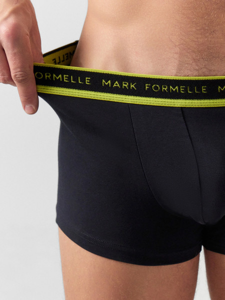 Изображение товара Комплект мужских трусов Mark Formelle 411124-2 (р.90-100, черный/картошка на черном-1)