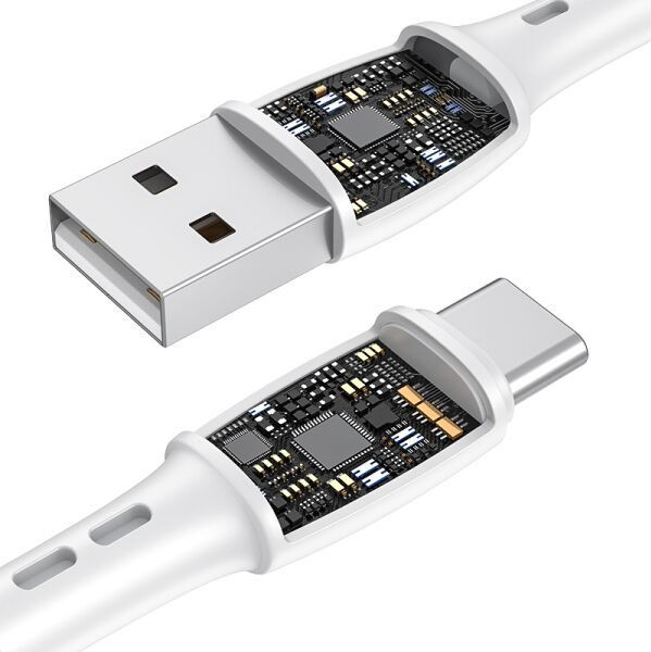 Изображение товара Кабель Vipfan X05TC USB-Type-C Cable 3A (1м, белый)