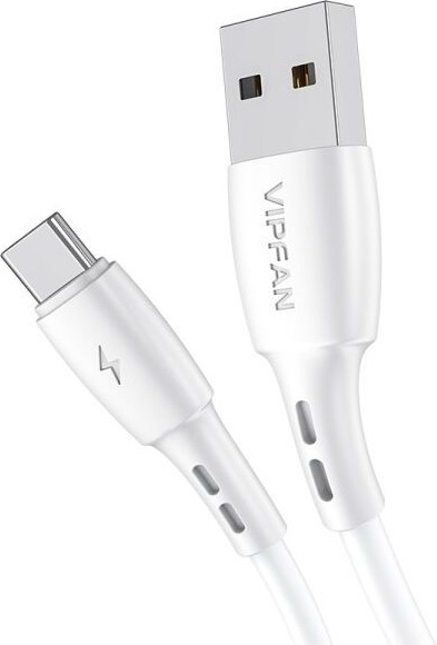 Изображение товара Кабель Vipfan X05TC USB-Type-C Cable 3A (1м, белый)