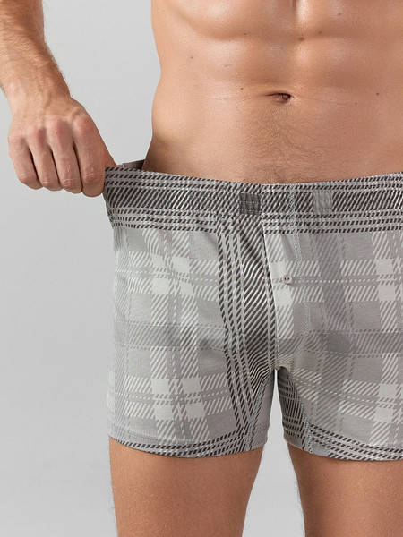 Изображение товара Трусы мужские Mark Formelle 411152 (р.90-100, серая клетка)