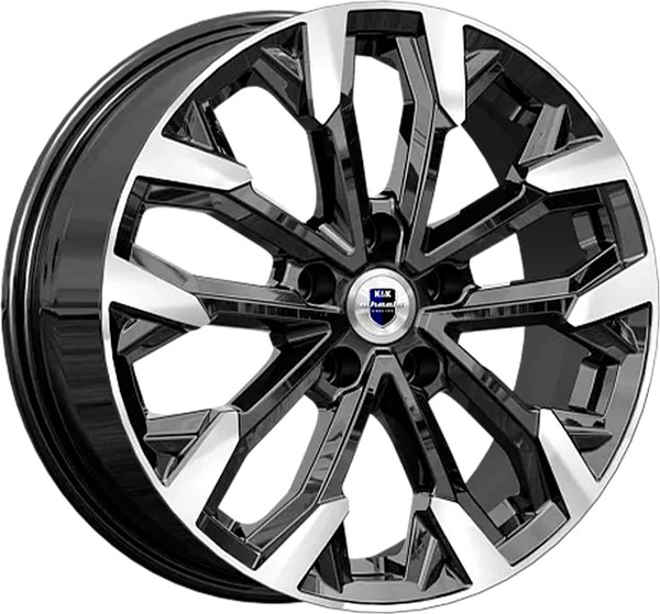 Изображение товара Литой диск K&K Морейн 17x6.5" 5x112мм DIA 57.1мм ET 46мм Алмаз черный