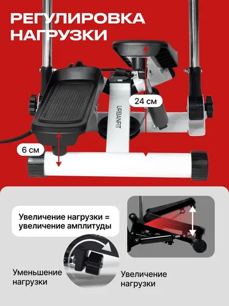 Изображение товара Степпер UrbanFit UF3 / 435518 (белый)