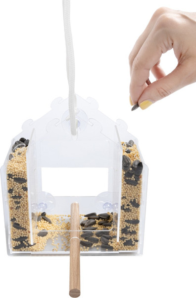 Изображение товара Кормушка для птиц Десятое королевство Из орг.стекла на присосках / 05849