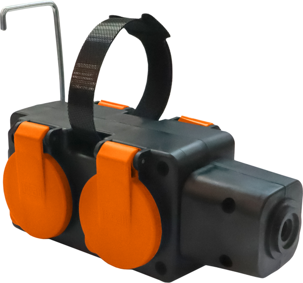 Изображение товара Розетка штепсельная Элект РП 16-004 (оранжевый)