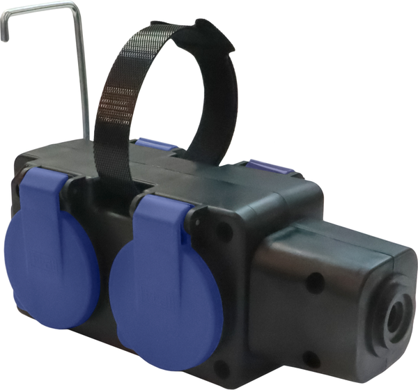 Изображение товара Розетка штепсельная Элект РП 16-004 (синий)