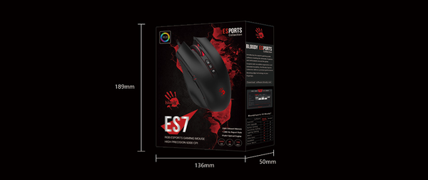 Изображение товара Мышь A4Tech Bloody ES7 (белый)
