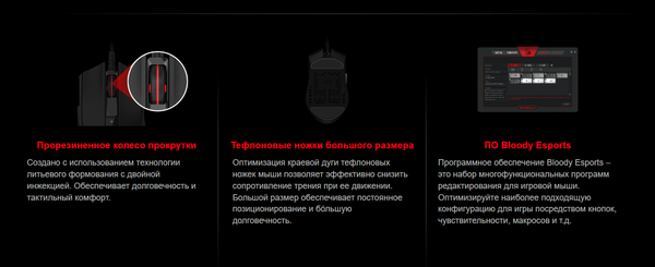 Изображение товара Мышь A4Tech Bloody ES8 (черный)