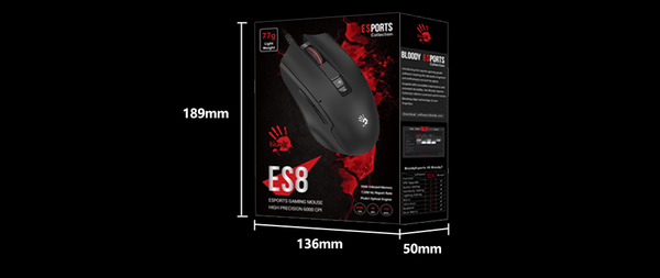 Изображение товара Мышь A4Tech Bloody ES8 (черный)