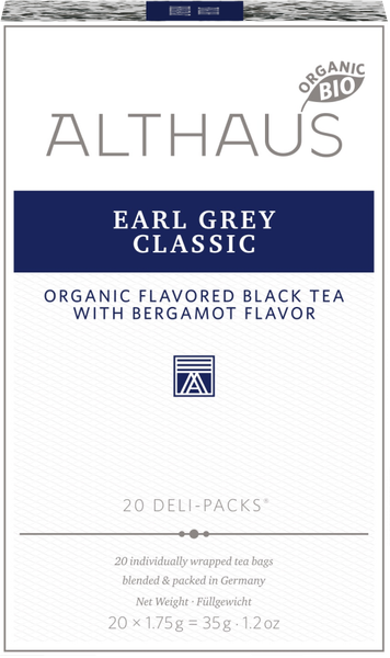 Изображение товара Чай пакетированный Althaus Deli Packs Эрл Грей Классик (20x1.75г)
