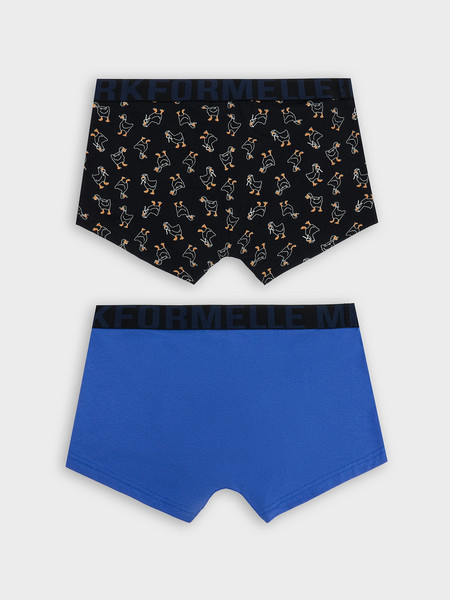 Изображение товара Комплект мужских трусов Mark Formelle 411215-2 (р.94-104, ультрамарин/гуси на черном)