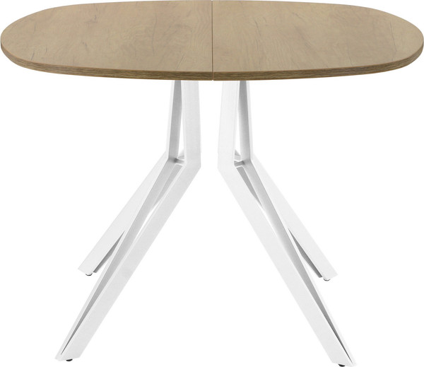 Изображение товара Обеденный стол AMC Elite Е21(900) D7 (белый/дуб небраска натур)