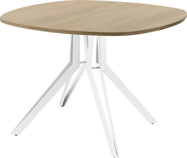 Изображение товара Обеденный стол AMC Elite Е21(900) D7 (белый/дуб небраска натур)
