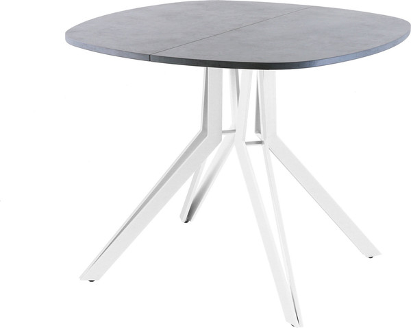 Изображение товара Обеденный стол AMC Elite Е21(900) D7 (белый/бетон чикаго светло-серый)