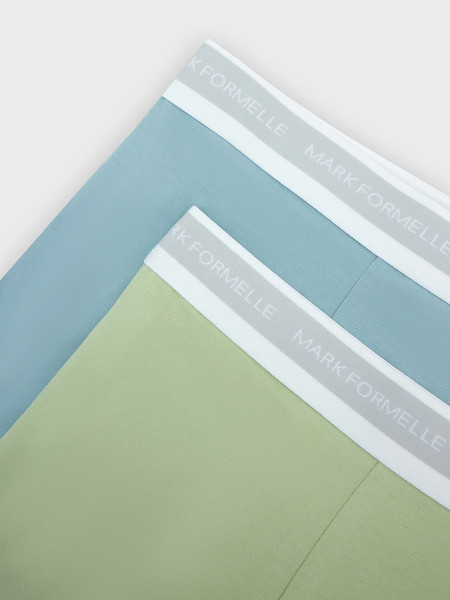 Изображение товара Комплект мужских трусов Mark Formelle 411228-2 (р.82-92, светло-зеленый/полынь)