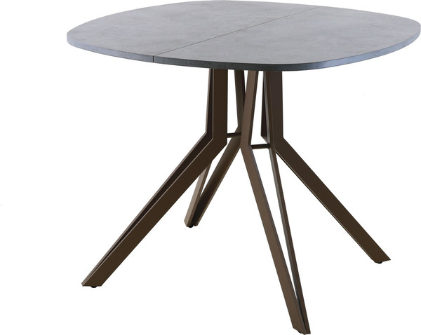 Изображение товара Обеденный стол AMC Elite Е21(800) D7 (коричневый/бетон чикаго светло-серый)