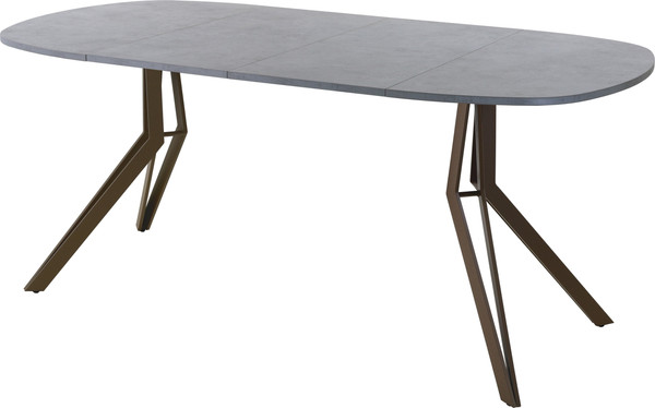 Изображение товара Обеденный стол AMC Elite Е21(800) D7 (коричневый/бетон чикаго светло-серый)