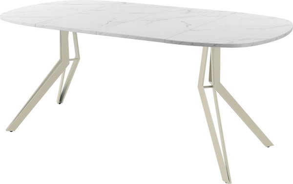 Изображение товара Обеденный стол AMC Elite Е21(800) D7 (бежевый/мрамор кристалл)