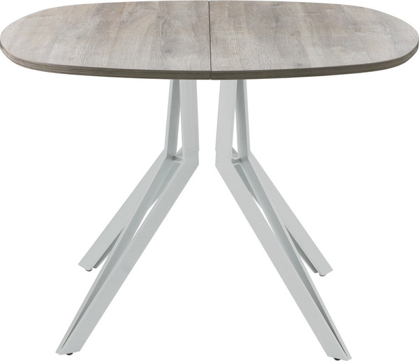 Изображение товара Обеденный стол AMC Elite Е21(800) D7 (серебро/дуб уайт-ривер песочно-бежевый)