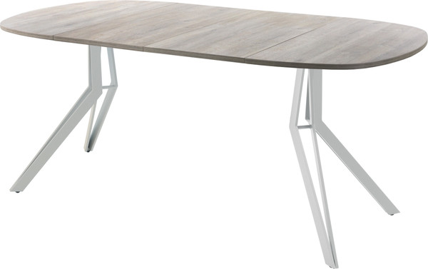 Изображение товара Обеденный стол AMC Elite Е21(800) D7 (серебро/дуб уайт-ривер песочно-бежевый)