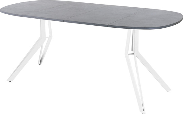 Изображение товара Обеденный стол AMC Elite Е21(800) D7 (белый/бетон чикаго светло-серый)