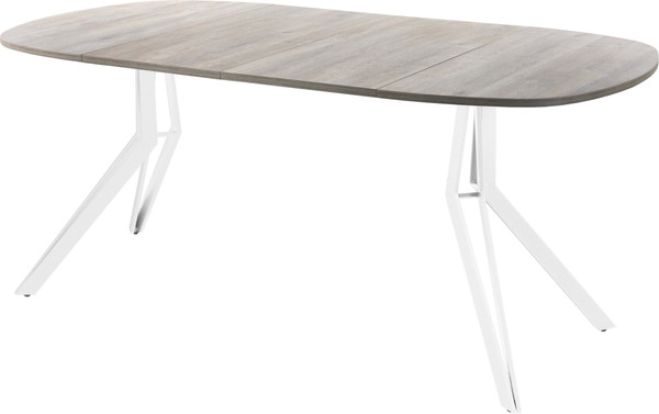 Изображение товара Обеденный стол AMC Elite Е21(800) D7 (белый/дуб уайт-ривер песочно-бежевый)