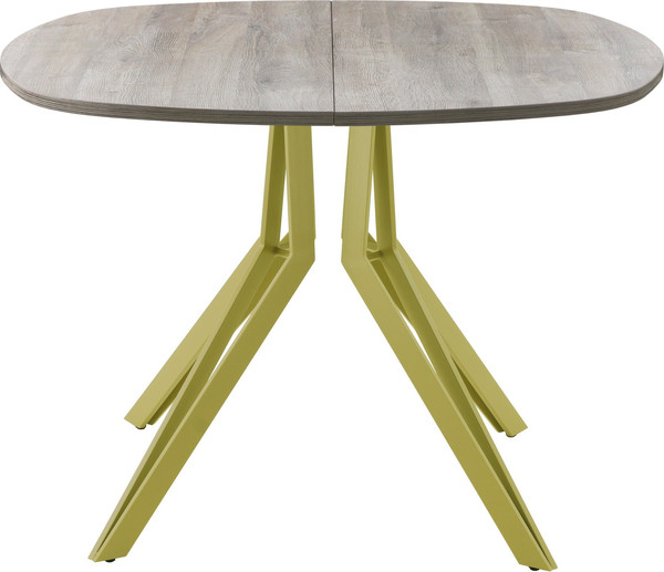 Изображение товара Обеденный стол AMC Elite Е21(800) D7 (золото/дуб уайт-ривер песочно-бежевый)