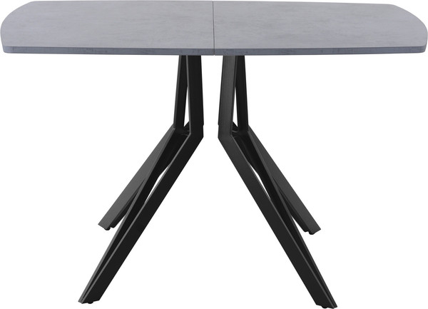 Изображение товара Обеденный стол AMC Elite Е21(1200) D2 (черный/бетон чикаго светло-серый)