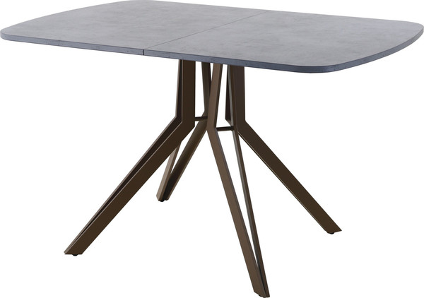 Изображение товара Обеденный стол AMC Elite Е21(1200) D2 (коричневый/бетон чикаго светло-серый)