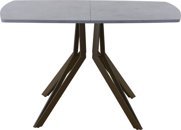 Изображение товара Обеденный стол AMC Elite Е21(1200) D2 (коричневый/бетон чикаго светло-серый)