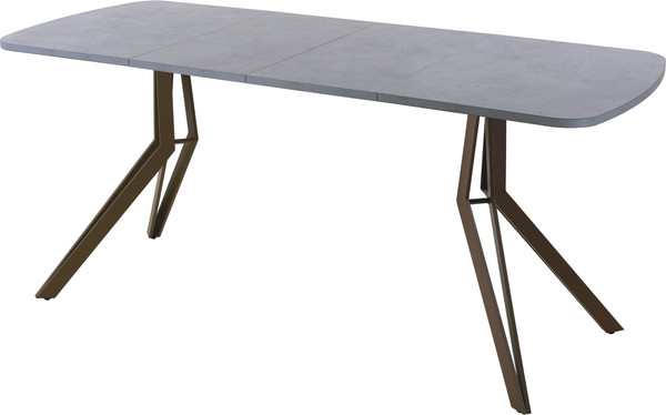 Изображение товара Обеденный стол AMC Elite Е21(1200) D2 (коричневый/бетон чикаго светло-серый)