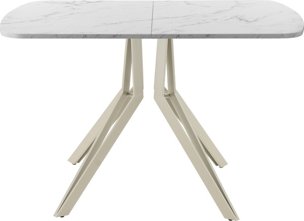 Изображение товара Обеденный стол AMC Elite Е21(1200) D2 (бежевый/мрамор кристалл)