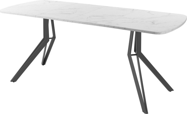 Изображение товара Обеденный стол AMC Elite Е21(1200) D2 (графит/мрамор кристалл)