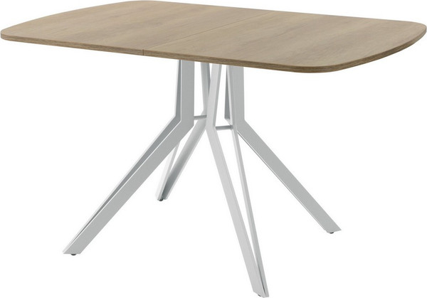 Изображение товара Обеденный стол AMC Elite Е21(1200) D2 (серебро/дуб небраска натур)