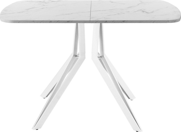 Изображение товара Обеденный стол AMC Elite Е21(1200) D2 (белый/мрамор кристалл)