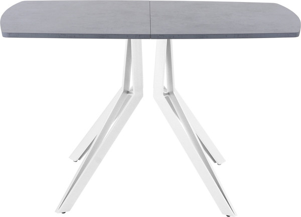 Изображение товара Обеденный стол AMC Elite Е21(1200) D2 (белый/бетон чикаго светло-серый)