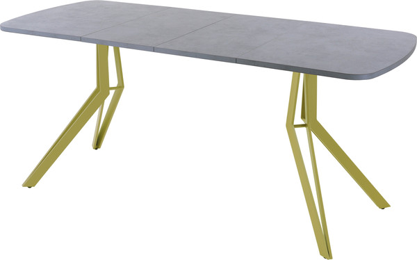Изображение товара Обеденный стол AMC Elite Е21(1200) D2 (золото/бетон чикаго светло-серый)