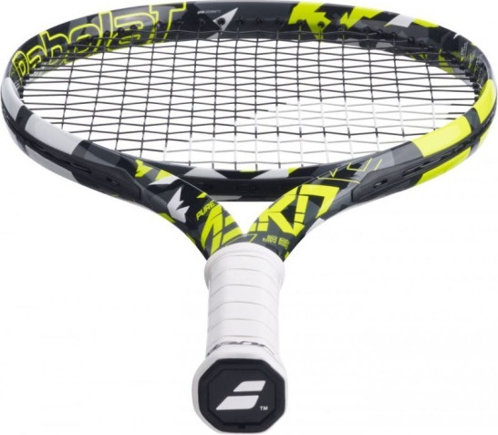 Изображение товара Теннисная ракетка Babolat Aero Junior 26 2024 / TSRD00158113 (серый/желтый, с натяжкой, ручка 00)