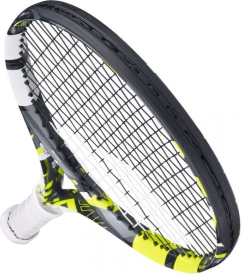 Изображение товара Теннисная ракетка Babolat Aero Junior 26 2024 / TSRD00158113 (серый/желтый, с натяжкой, ручка 00)