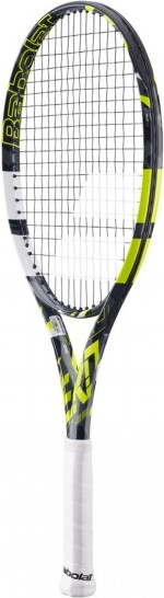 Изображение товара Теннисная ракетка Babolat Aero Junior 26 2024 / TSRD00158113 (серый/желтый, с натяжкой, ручка 00)