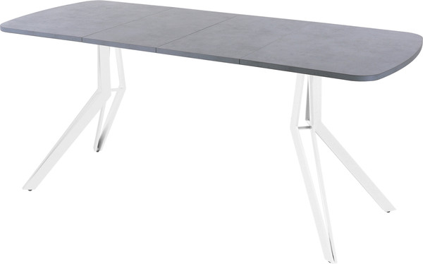 Изображение товара Обеденный стол AMC Elite Е21(1100) D2 (белый/бетон чикаго светло-серый)