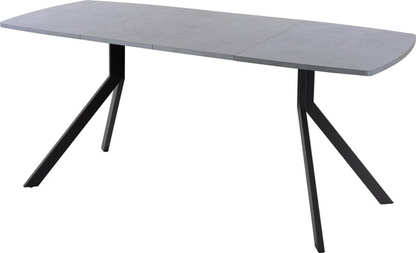 Изображение товара Обеденный стол AMC Elite Е18(1200) D6 (черный/бетон чикаго светло-серый)