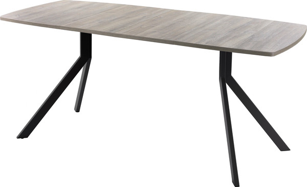 Изображение товара Обеденный стол AMC Elite Е18(1200) D6 (черный/дуб уайт-ривер песочно-бежевый)