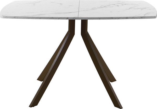 Изображение товара Обеденный стол AMC Elite Е18(1200) D6 (коричневый/мрамор кристалл)