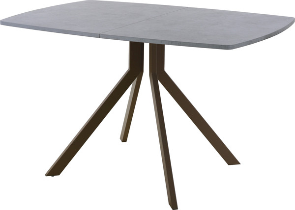 Изображение товара Обеденный стол AMC Elite Е18(1200) D6 (коричневый/бетон чикаго светло-серый)