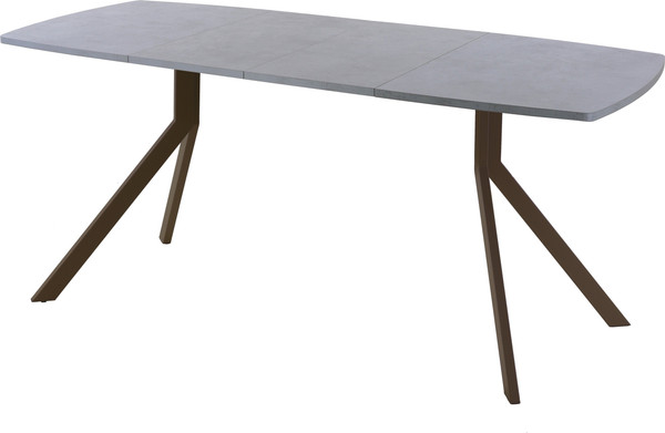 Изображение товара Обеденный стол AMC Elite Е18(1200) D6 (коричневый/бетон чикаго светло-серый)