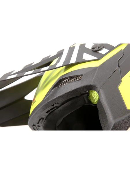 Изображение товара Мотошлем Roqvi Twister (M, зеленый/черный матовый)