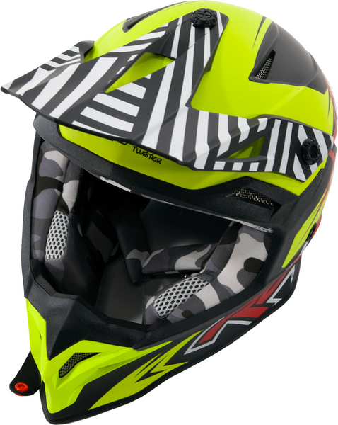 Изображение товара Мотошлем Roqvi Twister (M, зеленый/черный матовый)