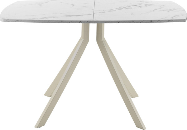 Изображение товара Обеденный стол AMC Elite Е18(1200) D6 (бежевый/мрамор кристалл)
