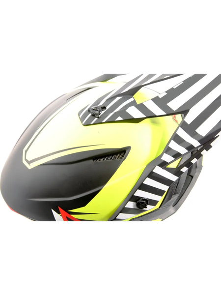 Изображение товара Мотошлем Roqvi Twister (L, зеленый/черный матовый)