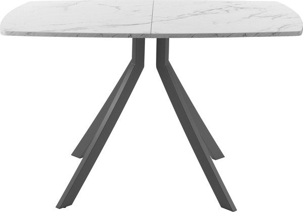 Изображение товара Обеденный стол AMC Elite Е18(1200) D6 (графит/мрамор кристалл)